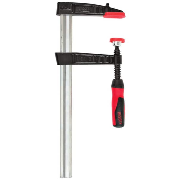 BESSEY TG Series 16 in. Bar Clamp with Composite Plastic Handle and 4 in. Throat Depth