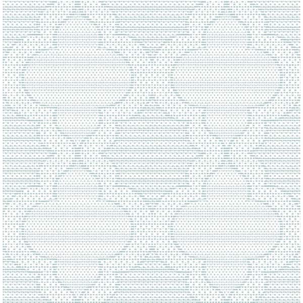 A-Street Prints Ernest Blue Quilted Quatrefoil Wallpaper Sample