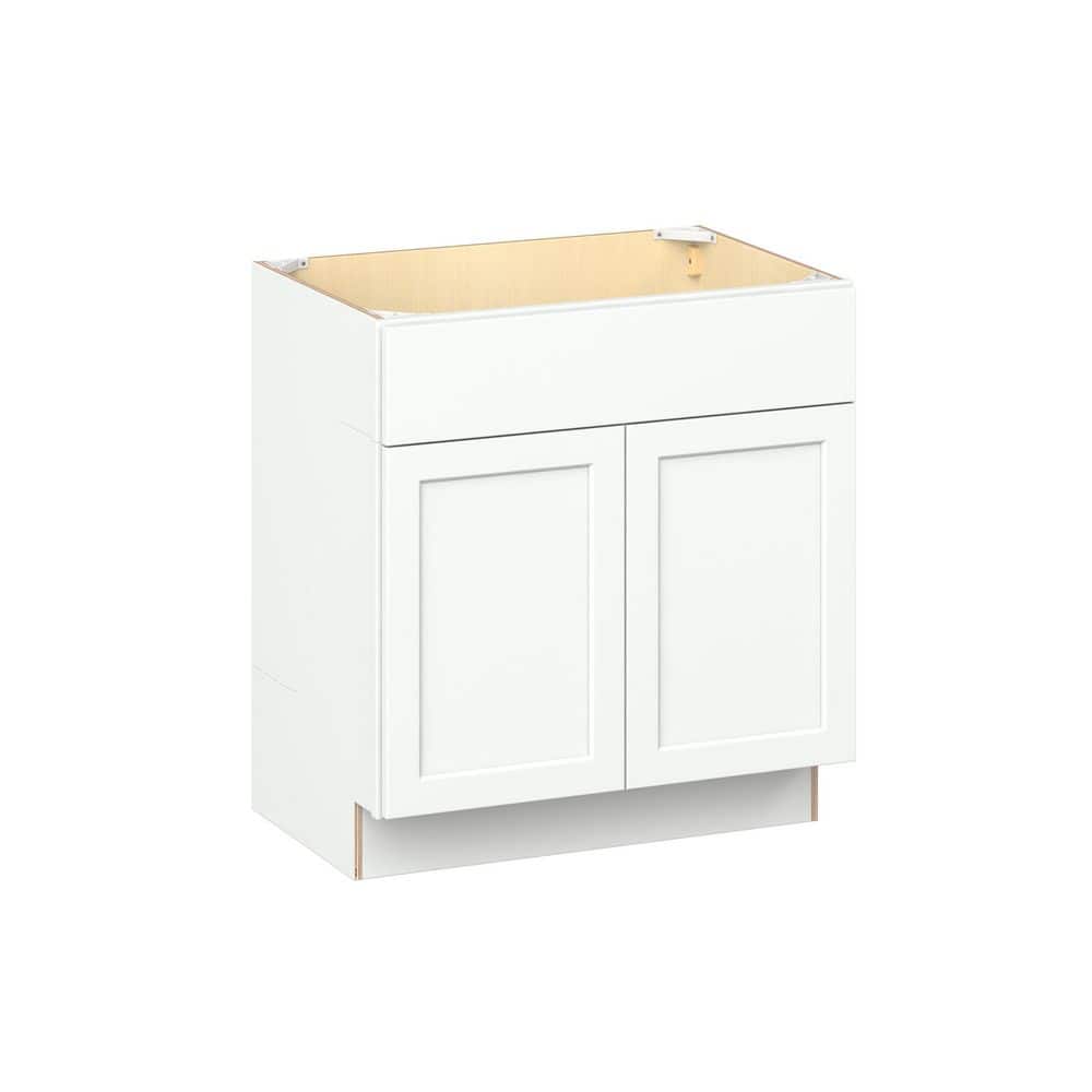 Emerson Pure White ADA Removable front Vanity Sink Ready to Assemble Kitchen Cabinet (30 in. W x 32.5 in. H x 21 in. D) price history on PriceWatchPro