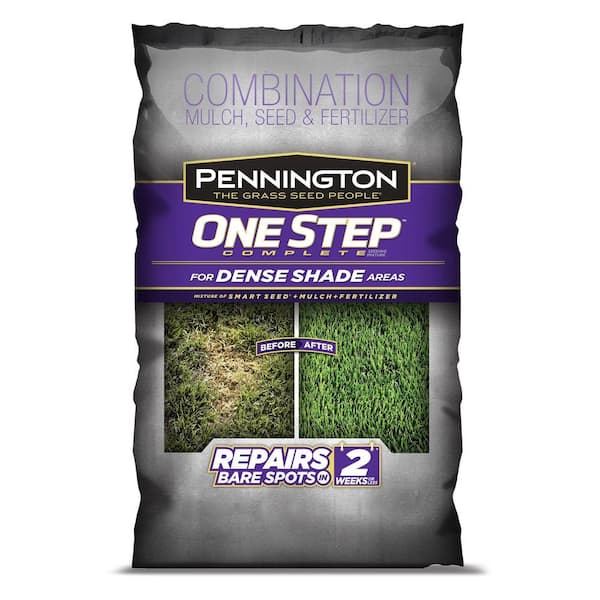 Pennington 8.3 lb. One Step Complete for Dense Shade Mulch Areas with Smart Seed, Mulch, Fertilizer Mix