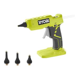 ONE+ 18V Cordless Full Size Glue Gun (Tool Only) with 3-Piece Glue Gun Accessory Nozzles