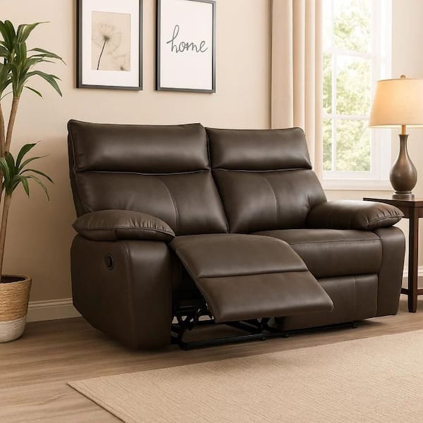 7529.カルティエ スクエアトレイ パンサー ラージ 2015 Benjara Ozy 64 in. Solid Print Leather 2-Seater Manual Reclining