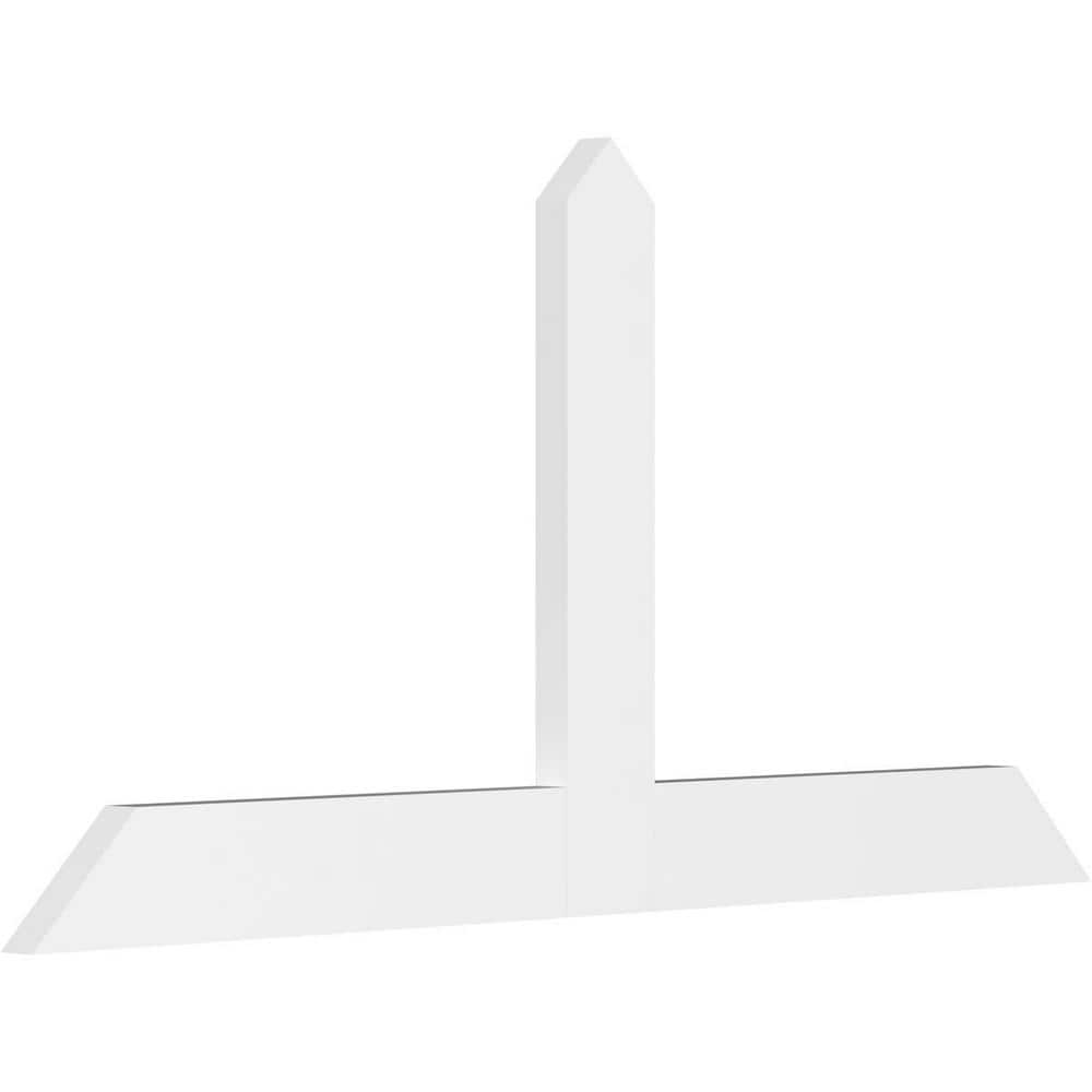 72 in. W x 36 in. H x 2 in. D x 6 in. F, 12/12 Pitch, Portland Signature Urethane Gable Bracket, Primed Tan price history on PriceWatchPro