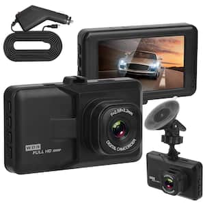 1080P Car DVR 3 in. Camera Dash Cam Camcorder Camera Recorder with 100-Degree Angle Loop Recording Motion Detection