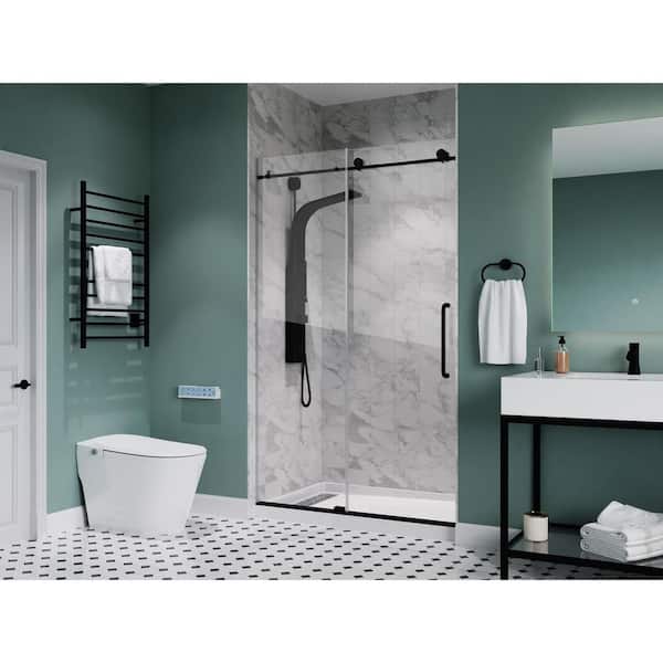 ANZZI Alexander 60 in. L x 32 in. W Alcove Shower Pan Base with