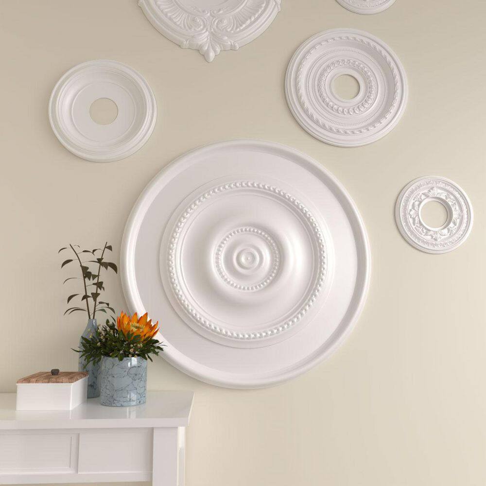 Primed White 30-Inch Urethane Ceiling Medallion