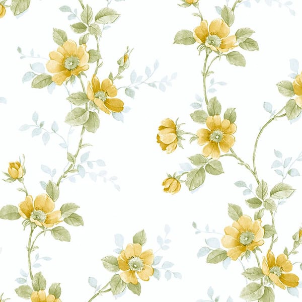 Norwall Poppy Vinyl Roll Wallpaper (Covers 56 sq. ft.)