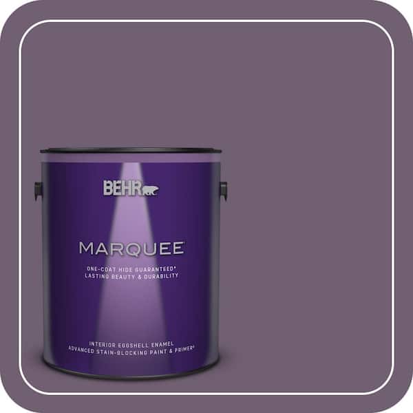 BEHR MARQUEE 1 gal. #S100-6 Blackberry Jam One-Coat Hide Eggshell Enamel Interior Paint & Primer