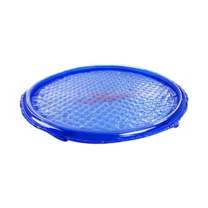 5 ft. x 5 ft. Round Blue UV Resistant Swimming Pool Spa Heater Circular Solar Cover