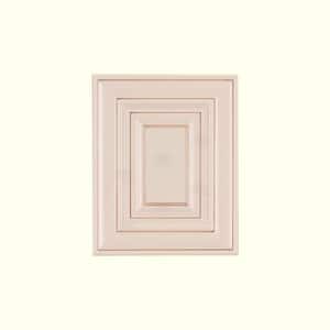 Princeton Shaker Creamy White Decorative Door Panel 12-in. W x 18-in H x 0.75-in D