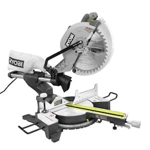 15 Amp 12 in. Corded Sliding Compound Miter Saw with LED Cutline Indicator