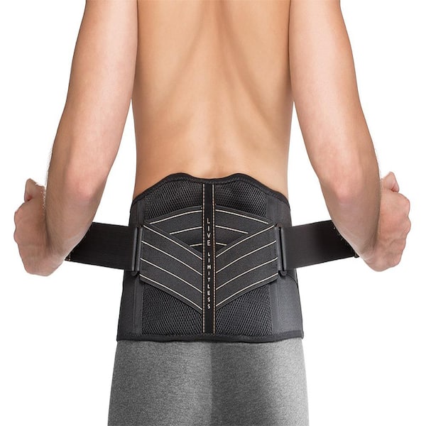 New Copper Fit Back Support Brace Infused Neoprene Lumbar Lower