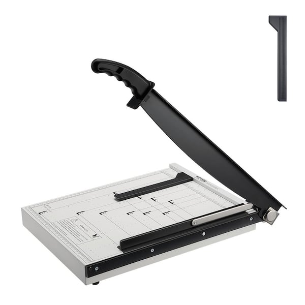 VEVOR Paper Cutter Guillotine Trimmer 18 in. Tile Cutter with Steel Blade and Handle Grip
