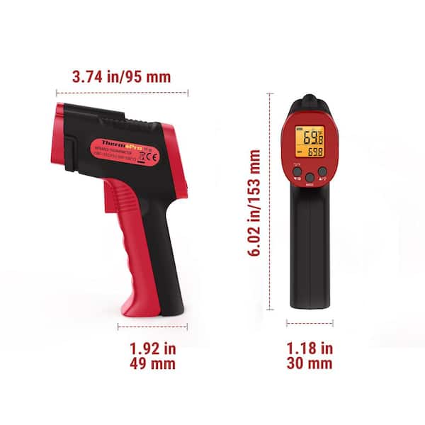 Solo Stove Infrared Thermometer - No Touch Digital Temperature Gun For BBQ & Cooking