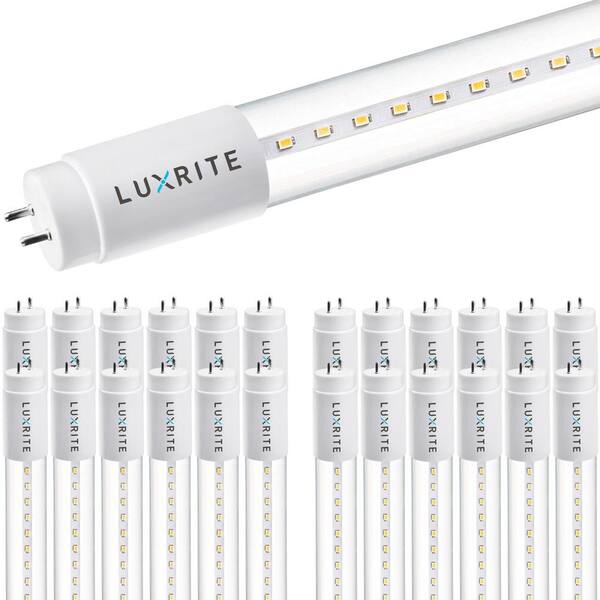 LUXRITE 13-Watt 4 Ft. Linear T8 LED Tube Light Bulb Ballast And Ballast ...