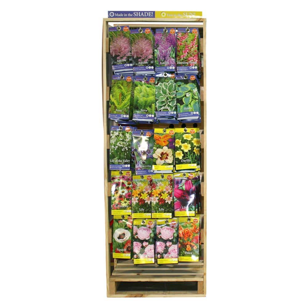 VAN ZYVERDEN Peg Perennial Bulb Rack 06406 - The Home Depot
