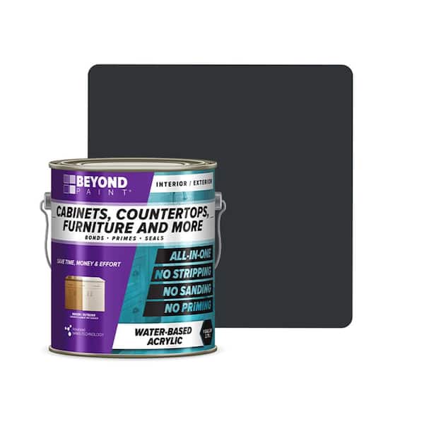 1 gal. Licorice Cabinets, Countertops, Furniture and More Multi-Surface All-in-One Interior/Exterior Refinishing Paint