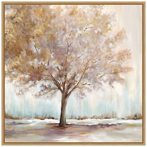 "Infinite Peace" by Eva Watts 1-Piece Floater Frame Canvas Transfer Nature Art Print 22 in. x 22 in.