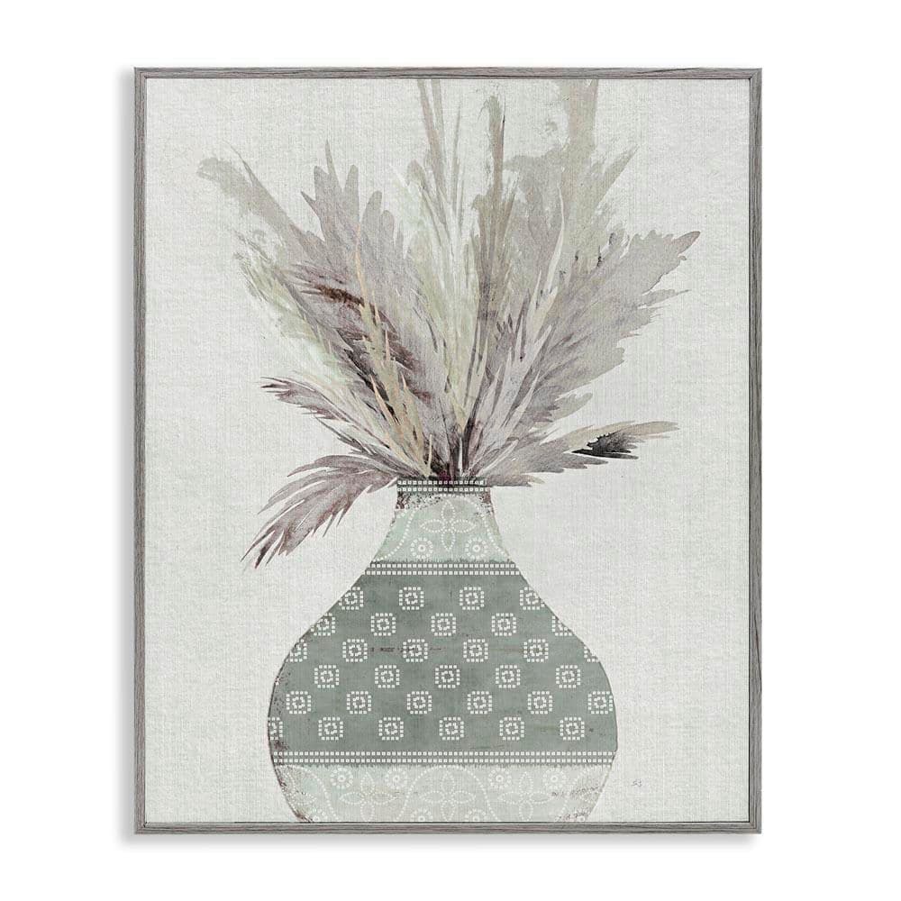 Boho Wheat in Vase by Susan Jill Gray Framed Nature Giclee Art Print 30 in. x 24 in. price history on PriceWatchPro