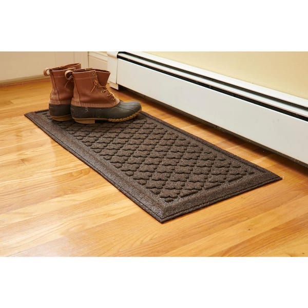 Rubber-Cal 2-ft x 3-ft Brown Rectangular Indoor or Outdoor Door Mat in the  Mats department at