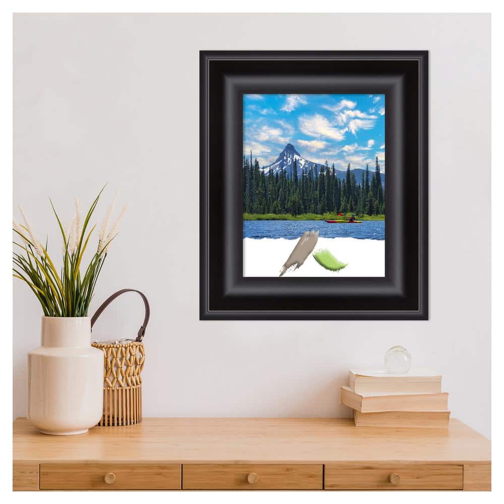 Grand Black 11x14 Polystyrene Wall Picture Frame