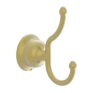 Ivie Wall Mounted Bathroom Double Robe Hook in Matte Gold Finish