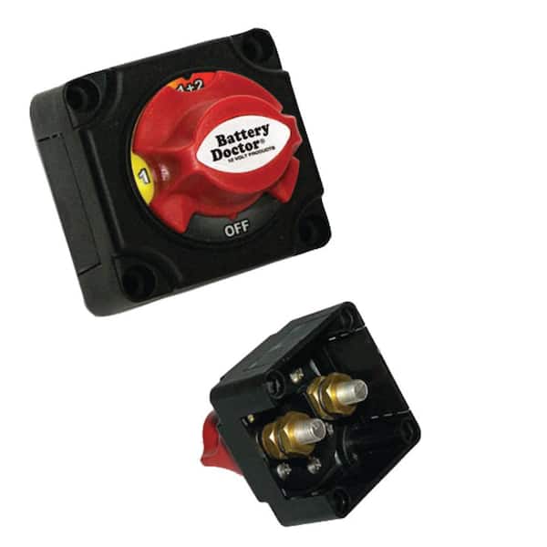 Battery Doctor Mini Master Battery Disconnect Switch - Dual, 4-Position