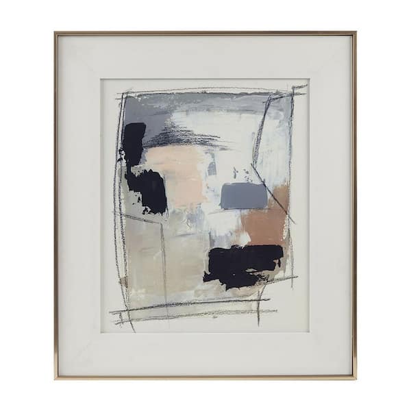 Miscool Anky 1-Piece Framed Art Print 27.8 in. x 31.8 in. Framed Glass and Gallery Matted Wall Art