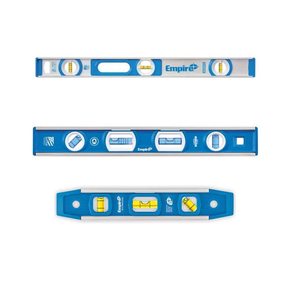 "24in. Aluminum I-Beam Level and (2) 9"" NEON BLUE TORPEDO LEVELS" price history on PriceWatchPro