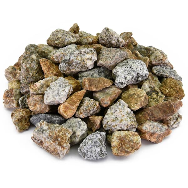 Yard Elements 25 Cu. Ft. of Small 3/4 in. Mojave Gold Bulk Landscape Rock and Pebble for Gardening, Landscaping and Walkways