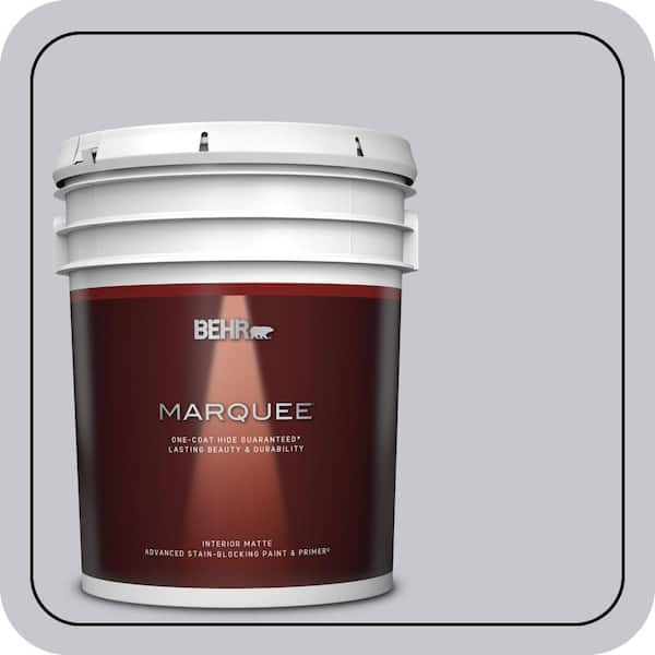 BEHR MARQUEE 5 gal. #N550-2 Centre Stage Matte Interior Paint & Primer