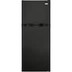 9.8 cu. ft. Top Freezer Refrigerator in Black