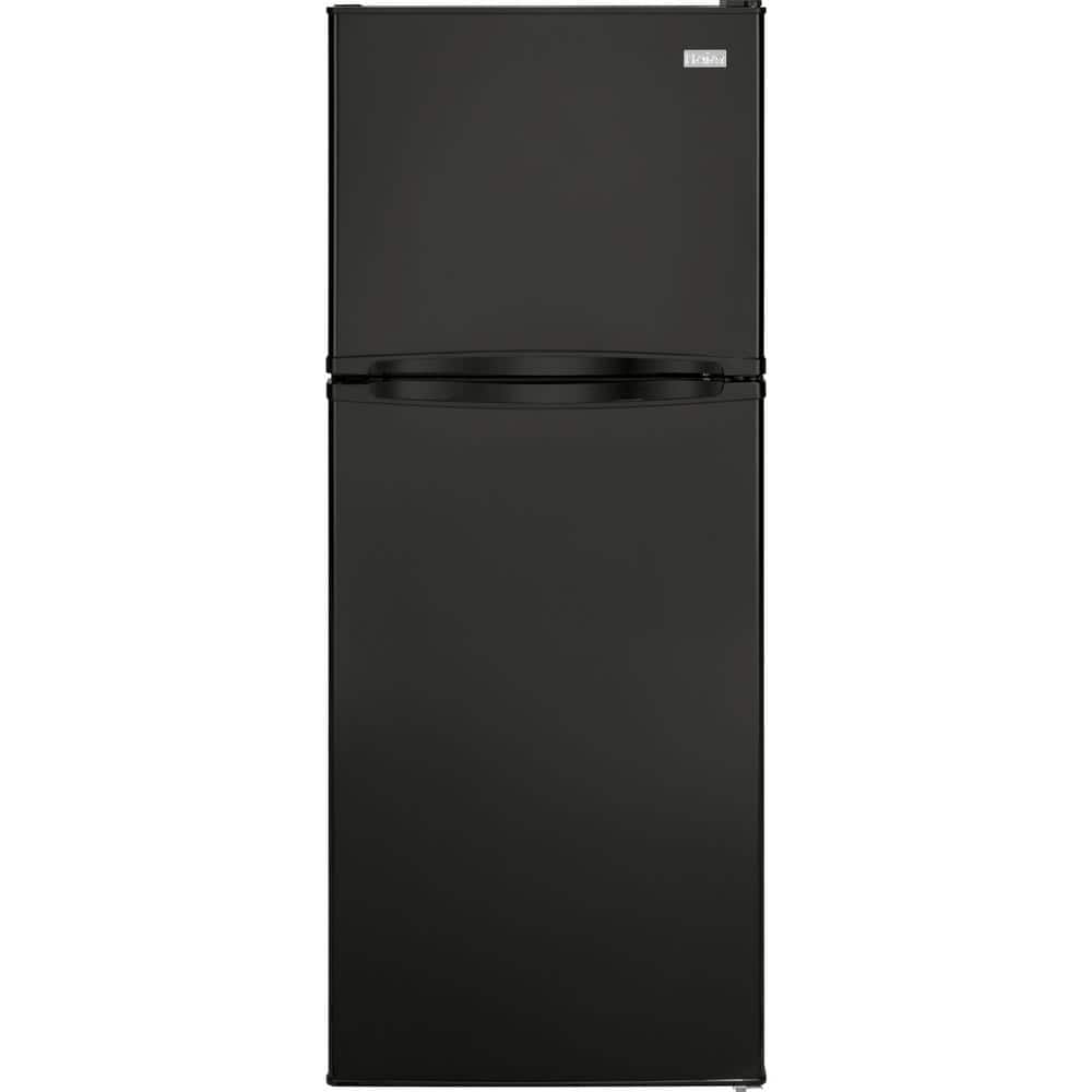 24" Black Energy Star Top Freezer Refrigerator