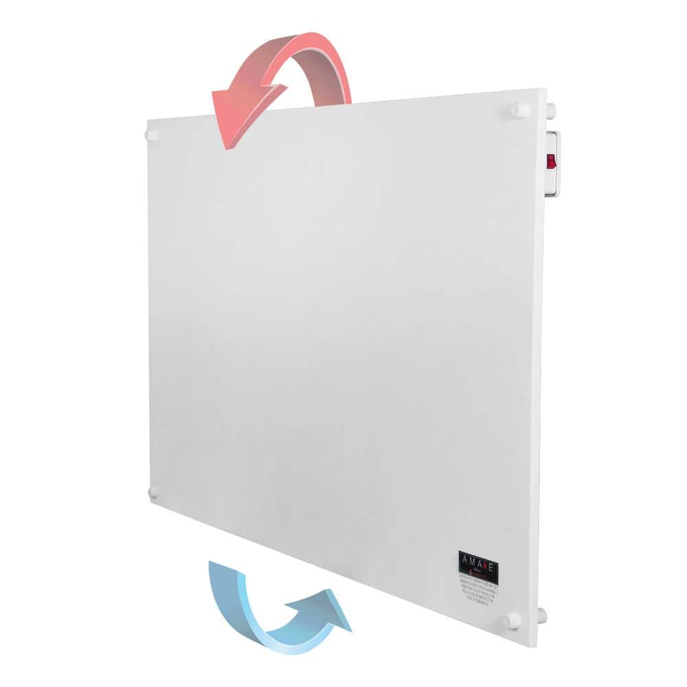 Amaze 600 Watt White Electric Convection Wall Heater