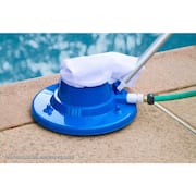 Deluxe Swimming Pool Leaf Vacuum Head with Suction Jets and Leaf Bag
