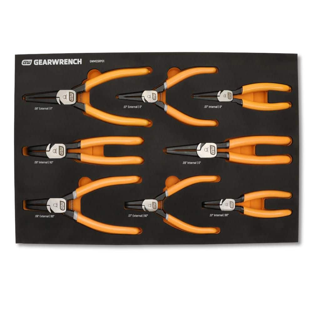 GEARWRENCH Fixed Joint Internal/External Snap Ring Pliers Set in