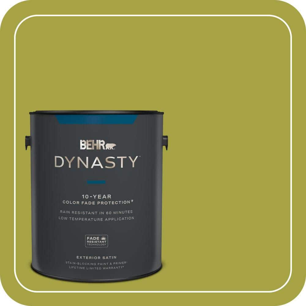 1 gal. #400B-7 Lemon Grass Satin Enamel Exterior Stain-Blocking Paint & Primer price history on PriceWatchPro