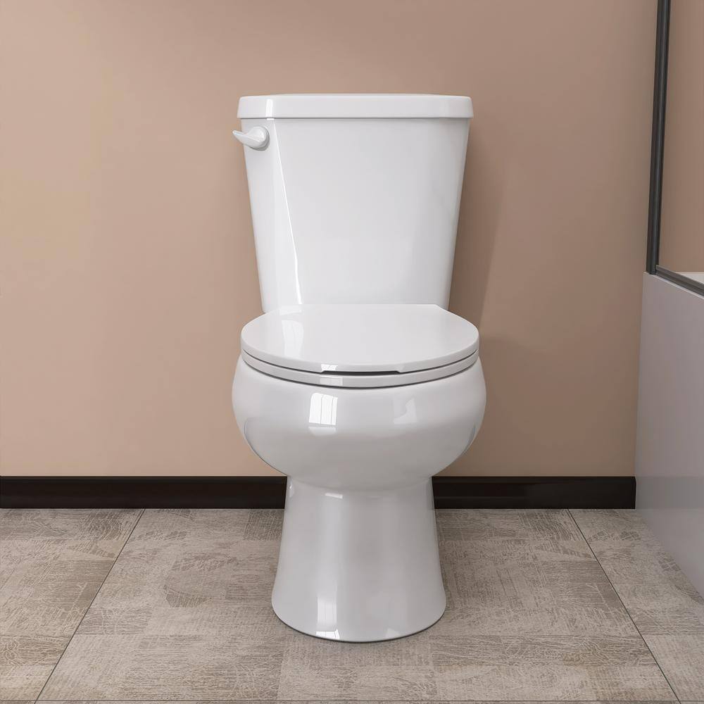 20 Inch Tall Toilet - Elongated ADA Comfort Height For Seniors, Dual Flush, 12" Rough In