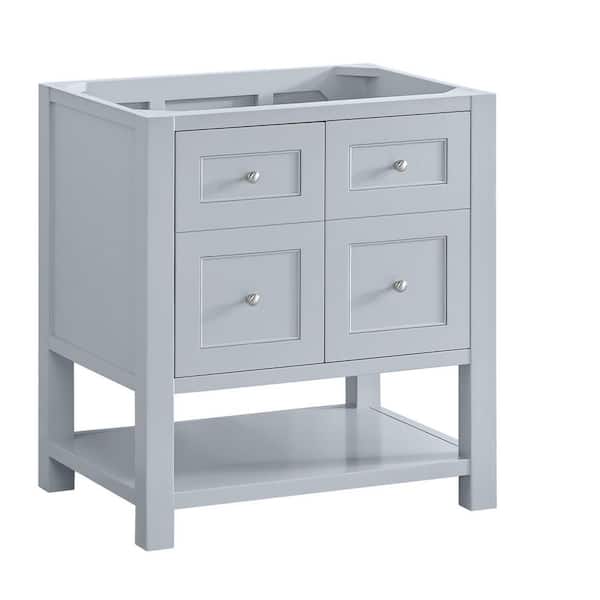 Breckenridge 29.9 in. W x 23.5 in. D x 33.0 in. H Single Bath Vanity Cabinet Without Top in Serenity Blue