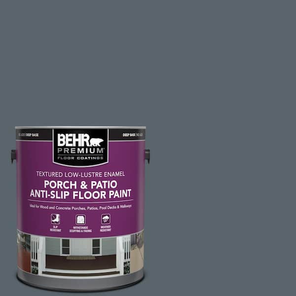 1 gal. #N490-6 Calligraphy Textured Low-Lustre Enamel Interior/Exterior Porch and Patio Anti-Slip Floor Paint