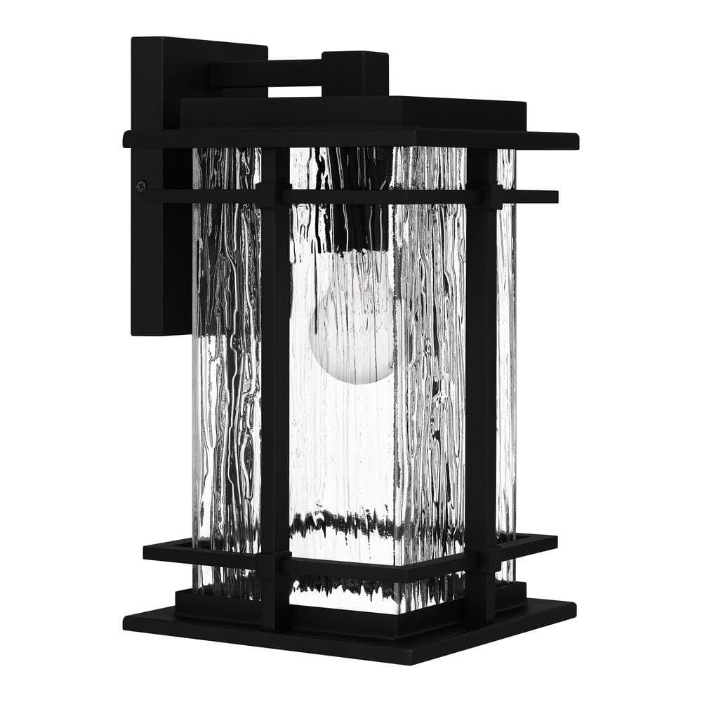 Earth Black Aluminum Dimmable Direct Wired Electric Sconce
