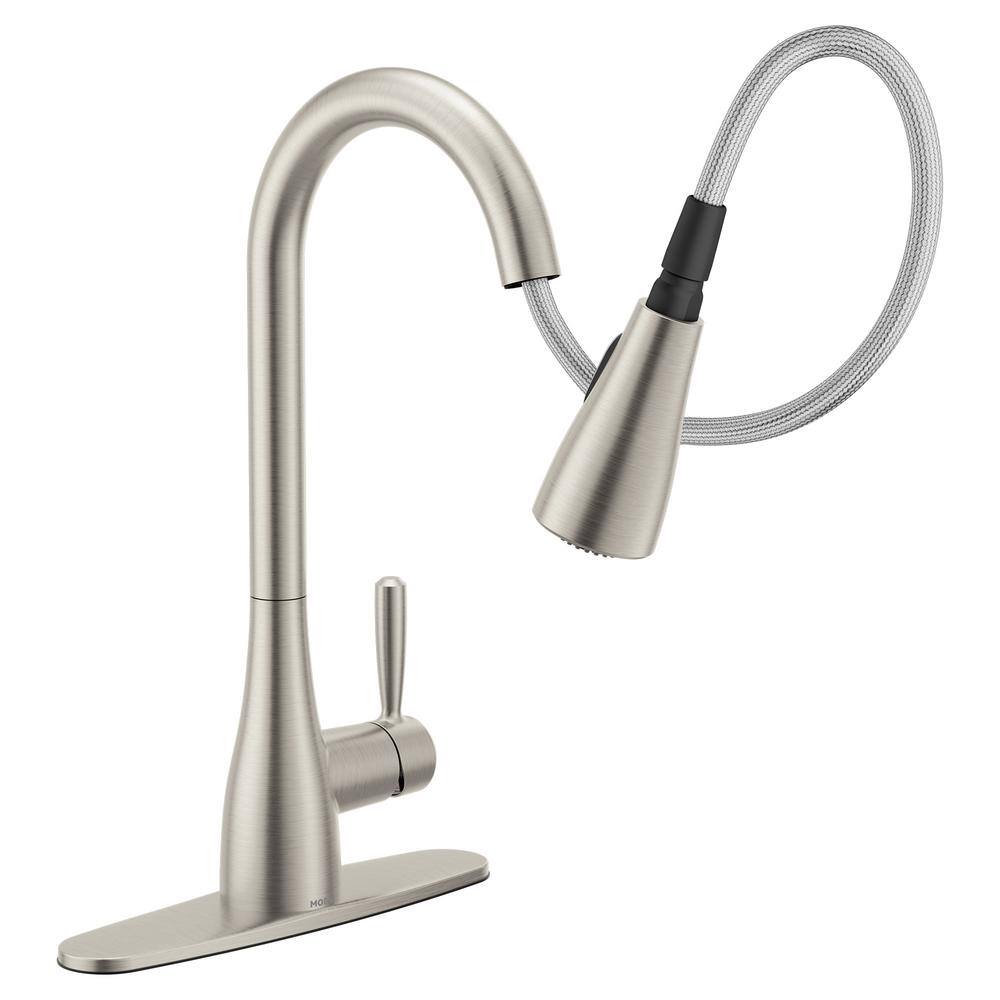 Stainless Steel Single Handle Pull-Down Kitchen Faucet