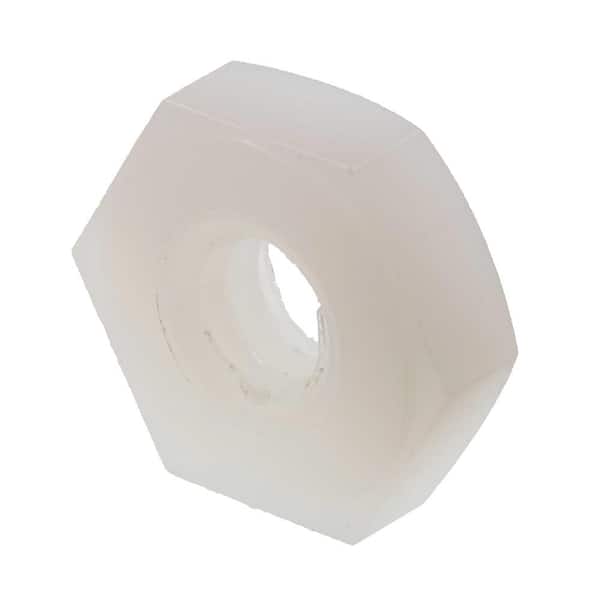 Prime-Line #6-32, Nylon Machine Screw Hex Nuts (25-Pack)