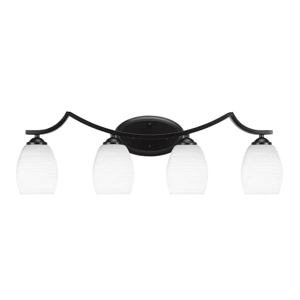 Unbranded Cleveland 7.5 in. 1-Light Matte Black Vanity Light