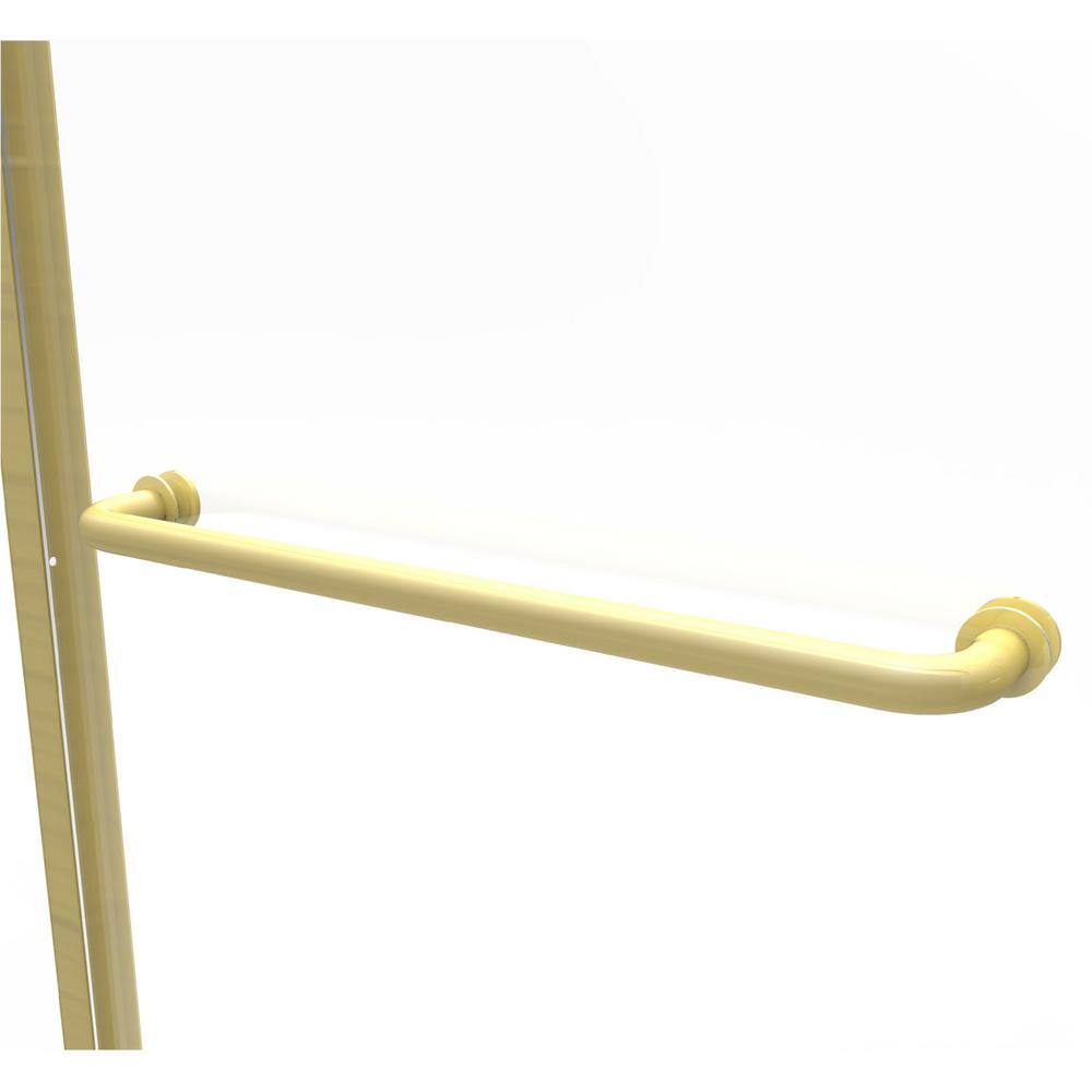Infinity 47" x 70" Brushed Gold Semi-Frameless Sliding Shower Door