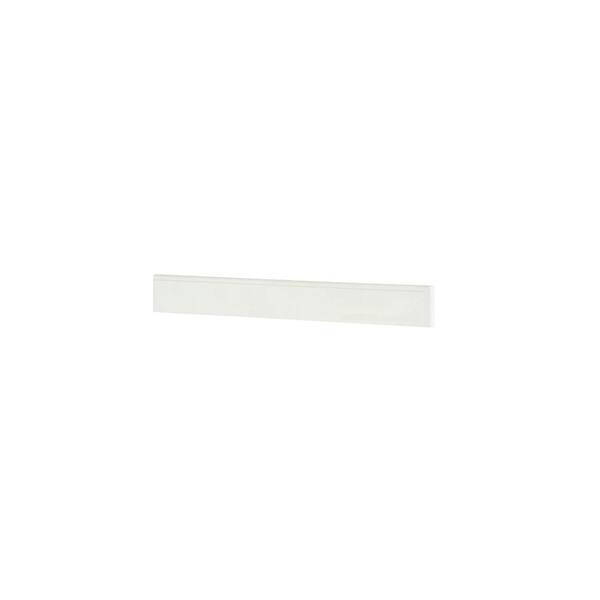 Home Decorators Collection Winslow 32 in. Marble Backsplash in White