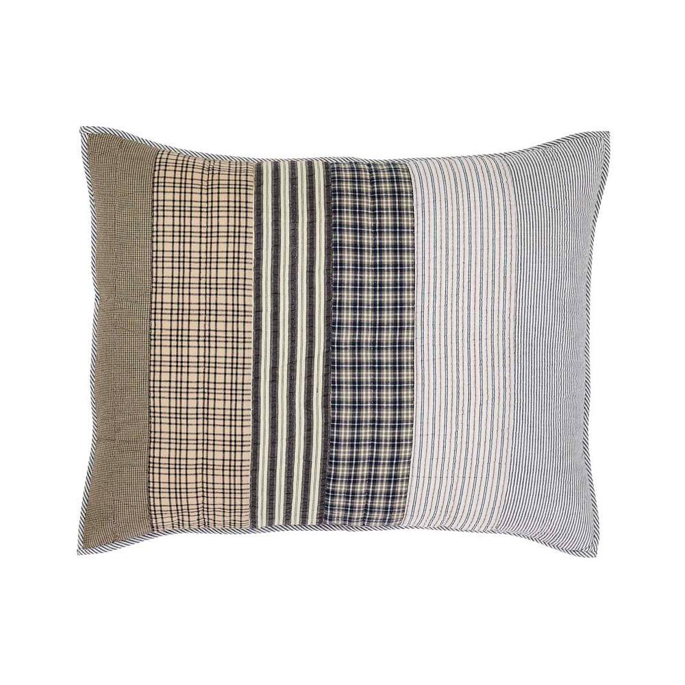 Ashmont Standard Cotton Patchwork Farmhouse Sham