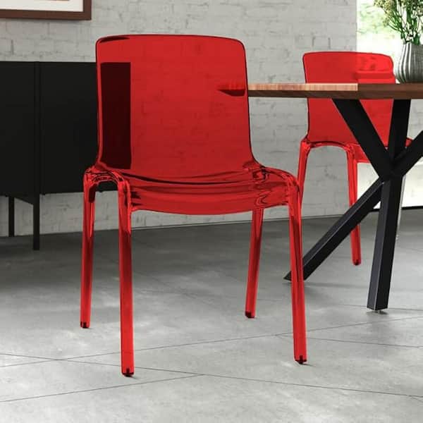 HOME IMPORTS EMPORIUM Red Color Side Chair