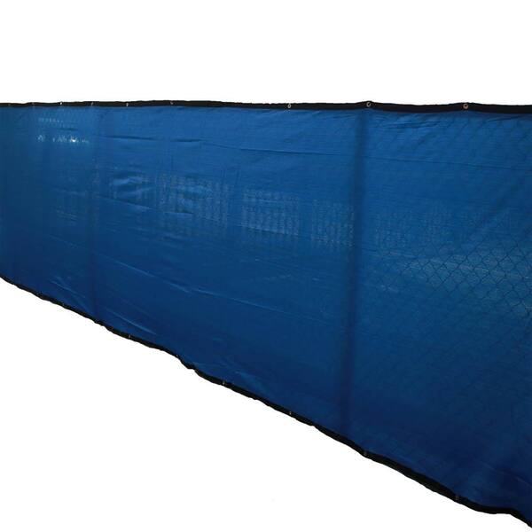 Xcel 72 in. H x 600 in. W Polyethylene Blue Privacy/Wind Screen Garden Fence