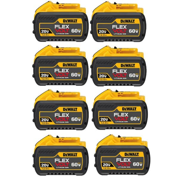 FLEXVOLT 20V/60V MAX Lithium-Ion 12.0Ah Battery (8-Pack)